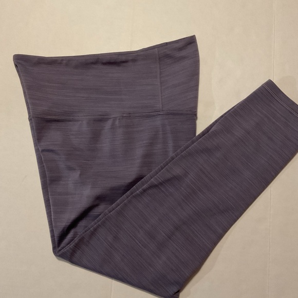 Athleta Elation Space Dye 7/8 Tight Leggings Violet High Rise - Picture 9 of 13